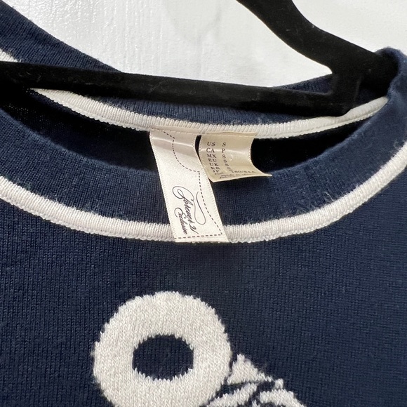 Anchor print cropped sweater - Picture 4 of 4